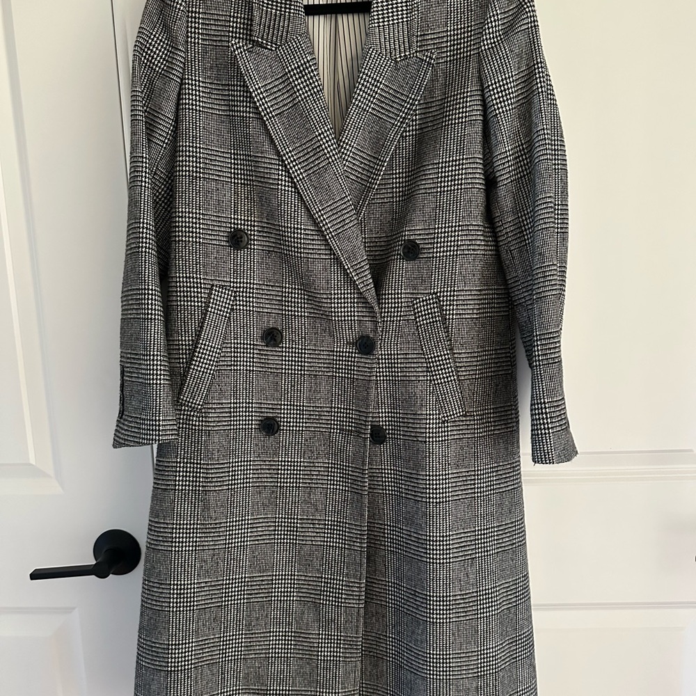 Nili Lotan Gray Trench Coat, XS, EUC - Picture 5 of 7
